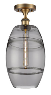Ballston One Light Semi-Flush Mount in Brushed Brass (405|516-1C-BB-G557-8SM)