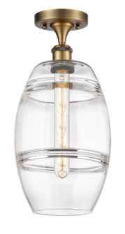 Ballston One Light Semi-Flush Mount in Brushed Brass (405|516-1C-BB-G557-8CL)