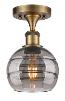 Ballston One Light Semi-Flush Mount in Brushed Brass (405|516-1C-BB-G556-6SM)