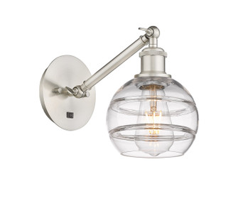 Ballston One Light Wall Sconce in Brushed Satin Nickel (405|317-1W-SN-G556-6CL)