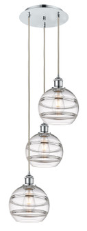 Ballston LED Pendant in Polished Chrome (405|113B-3P-PC-G556-8CL)