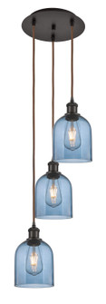 Ballston Three Light Pendant in Oil Rubbed Bronze (405|113B-3P-OB-G558-6BL)