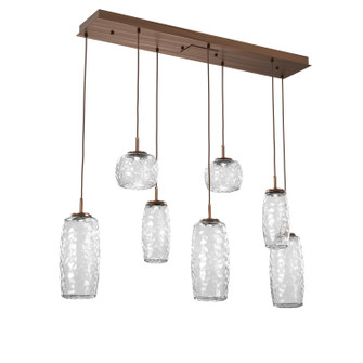 Vessel LED Linear Pendant in Oil Rubbed Bronze (404|PLB0091-07-RB-C-C01-L3)