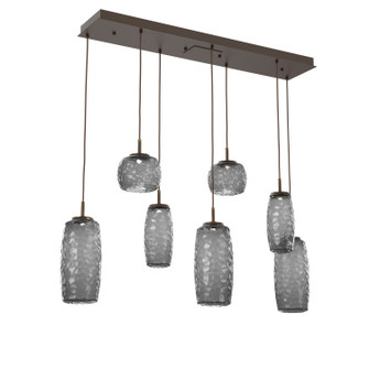 Vessel LED Linear Pendant in Flat Bronze (404|PLB0091-07-FB-S-C01-L3)