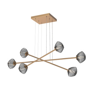 Mesa LED Lantern in Novel Brass (404|PLB0089-M3-NB-S-CA1-L3)