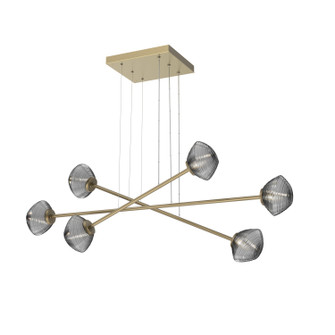 Mesa LED Lantern in Gilded Brass (404|PLB0089-M3-GB-S-CA1-L1)