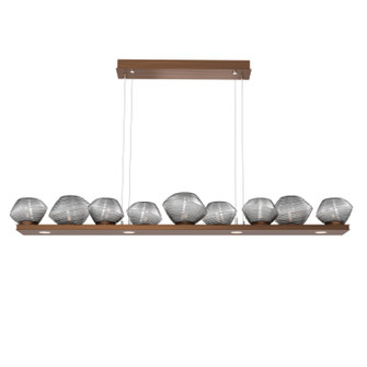 Mesa LED Linear Suspension in Oil Rubbed Bronze (404|PLB0089-0C-RB-S-CA1-L3)