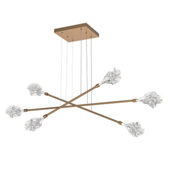 Blossom LED Lantern in Novel Brass (404|PLB0059-M3-NB-BC-CA1-L3)
