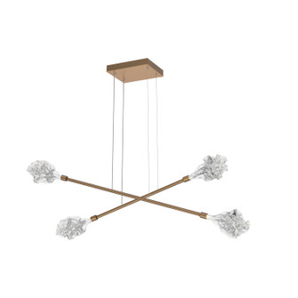 Blossom LED Lantern in Novel Brass (404|PLB0059-M2-NB-BC-CA1-L3)