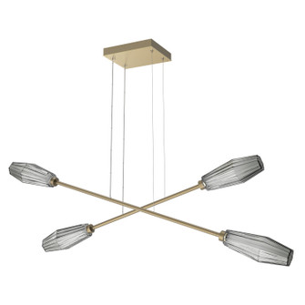 Aalto LED Lantern in Gilded Brass (404|PLB0049-M2-GB-S-CA1-L1)