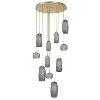 Vessel LED Pendant in Gilded Brass (404|CHB0091-11-GB-S-C01-L3)