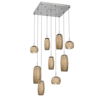 Vessel LED Pendant in Satin Nickel (404|CHB0091-09-SN-B-C01-L3)