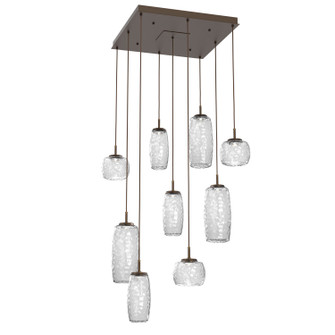 Vessel LED Pendant in Flat Bronze (404|CHB0091-09-FB-C-C01-L3)