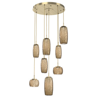 Vessel LED Pendant in Heritage Brass (404|CHB0091-08-HB-B-C01-L3)
