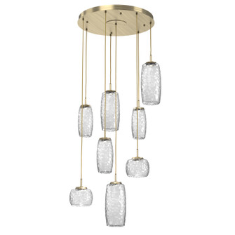 Vessel LED Pendant in Heritage Brass (404|CHB0091-08-HB-C-C01-L1)