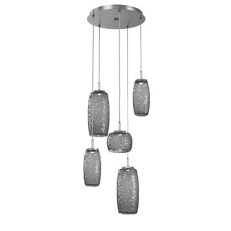 Vessel LED Pendant in Satin Nickel (404|CHB0091-05-SN-S-C01-L1)