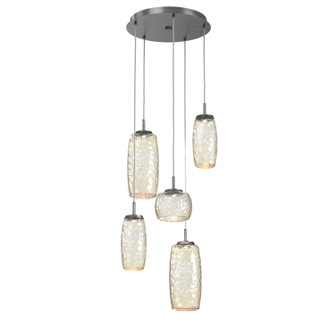 Vessel LED Pendant in Gunmetal (404|CHB0091-05-GM-A-C01-L3)