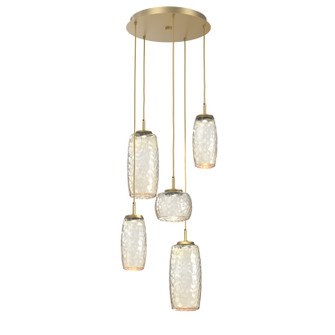 Vessel LED Pendant in Gilded Brass (404|CHB0091-05-GB-A-C01-L1)