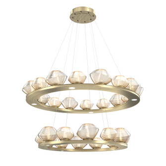 Mesa LED Chandelier in Heritage Brass (404|CHB0089-2B-HB-A-CA1-L3)