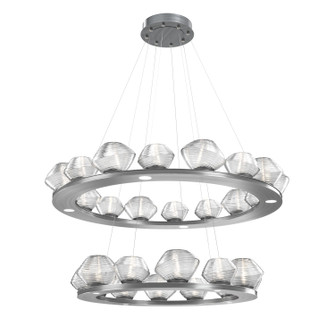 Mesa LED Chandelier in Gunmetal (404|CHB0089-2B-GM-C-CA1-L3)