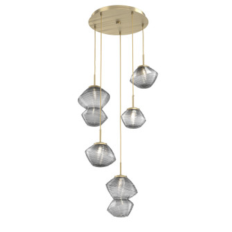 Mesa LED Pendant in Heritage Brass (404|CHB0089-05-HB-S-C01-L1)