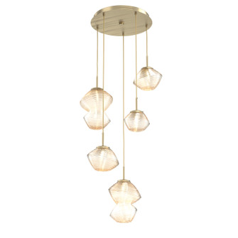 Mesa LED Pendant in Heritage Brass (404|CHB0089-05-HB-A-C01-L1)