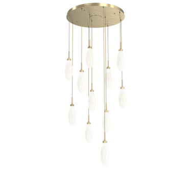 Fiori LED Pendant in Heritage Brass (404|CHB0071-11-HB-WL-C01-L3)