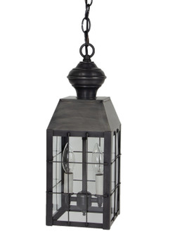 Woodcliffe Two Light Hanging Lantern in Dark Brass (196|8332-DB-LT2-CLR)