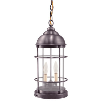 Nautical Two Light Hanging Lantern in Dark Brass (196|3532-DB-LT2-FST)