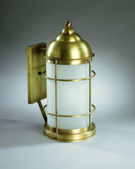 Nautical One Light Wall Mount in Antique Brass (196|3531-AB-MED-FST)