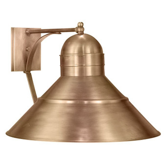 Barn One Light Wall Mount in Antique Brass (196|3451-AB-MED)