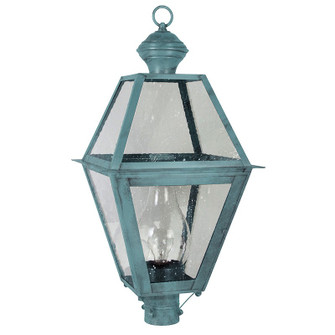 Boston One Light Post Mount in Verdi Gris (196|1073-VG-CIM-SMG)
