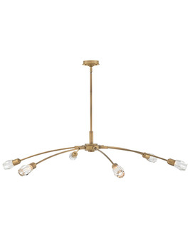 Atera LED Chandelier in Heritage Brass (138|FR33328HB)