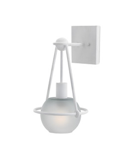 Halliday Collection One Light Wall Sconce in Gesso White (142|5000-0120)