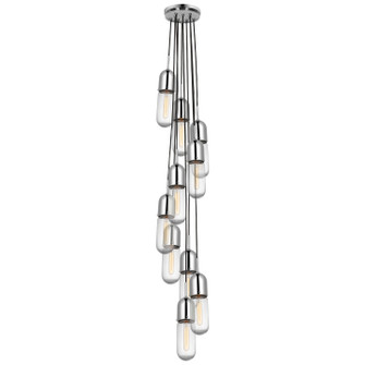 Junio LED Pendant in Polished Nickel (268|TOB 5646PN-CG-10)