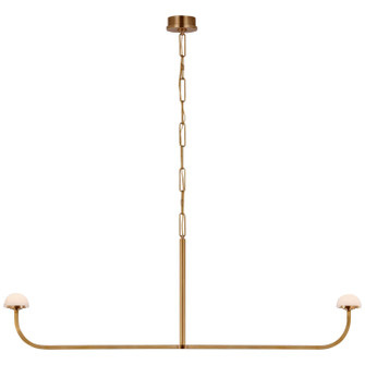 Pedra LED Chandelier in Antique-Burnished Brass (268|KW 5625AB-ALB)