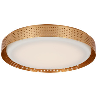 Precision LED Flush Mount in Antique-Burnished Brass (268|KW 4082AB-WG)