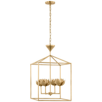 Alberto LED Lantern in Antique-Burnished Brass (268|JN 5302AB)