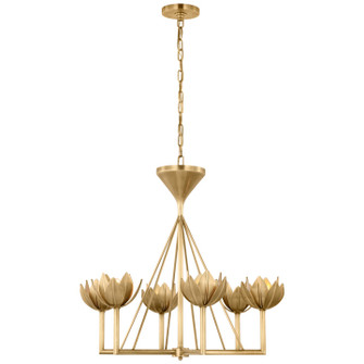 Alberto LED Chandelier in Antique-Burnished Brass (268|JN 5007AB)