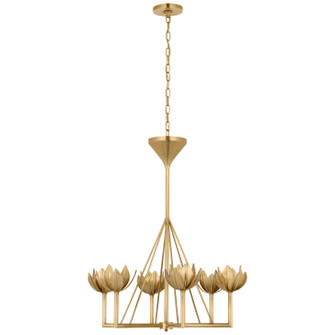 Alberto Six Light Chandelier in Antique-Burnished Brass (268|JN 5003AB)