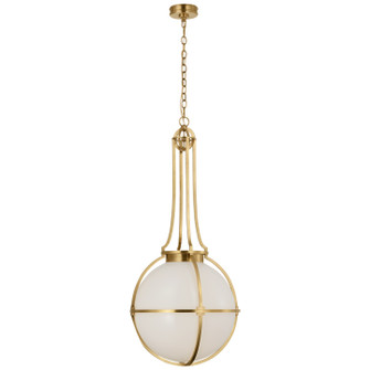 Gracie LED Pendant in Antique-Burnished Brass (268|CHC 5484AB-WG)