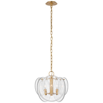 Loire Three Light Chandelier in Gild (268|ARN 5453G-CSG)