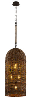 Huxley Five Light Pendant in Textured Bronze (67|F6907-TBZ)