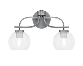 Cavella Two Light Bath Bar in Graphite (200|3912-GP-4100)