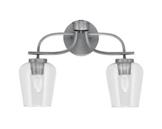 Cavella Two Light Bath Bar in Graphite (200|3912-GP-210)