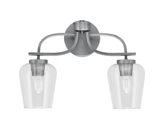 Cavella Two Light Bath Bar in Graphite (200|3912-GP-210)