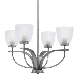 Cavella Four Light Chandelier in Graphite (200|3904-GP-500)