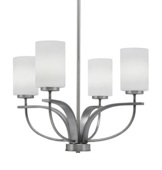 Cavella Four Light Chandelier in Graphite (200|3904-GP-310)