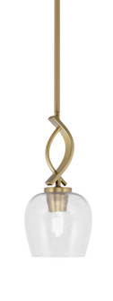 Cavella One Light Mini Pendant in New Age Brass (200|3901-NAB-4810)