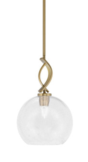 Cavella One Light Mini Pendant in New Age Brass (200|3901-NAB-4350)